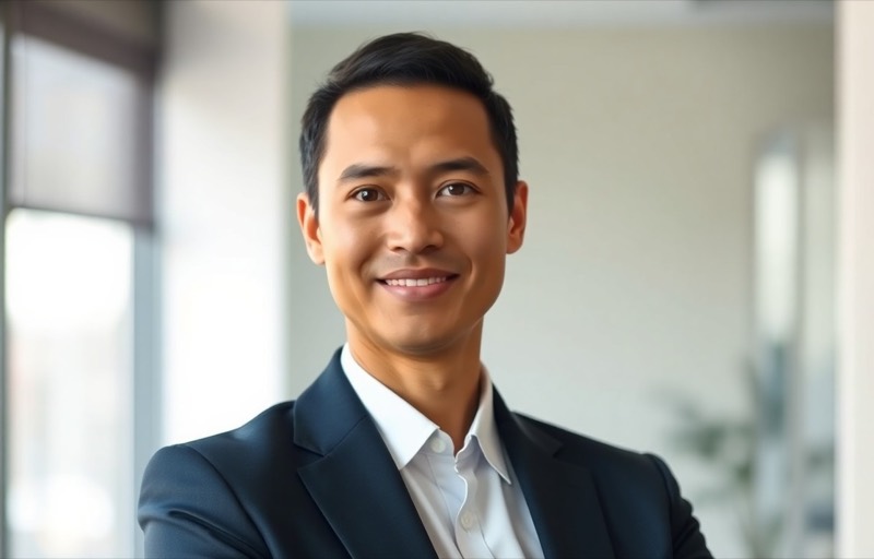 Make this a professional headshot — Business AI filter example