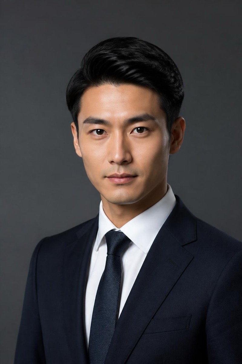 Dress me in a formal suit — Business AI filter example