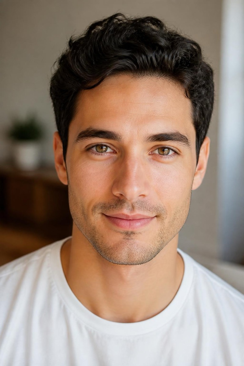 Reduce dark under-eye circles — Face Retouch AI filter example
