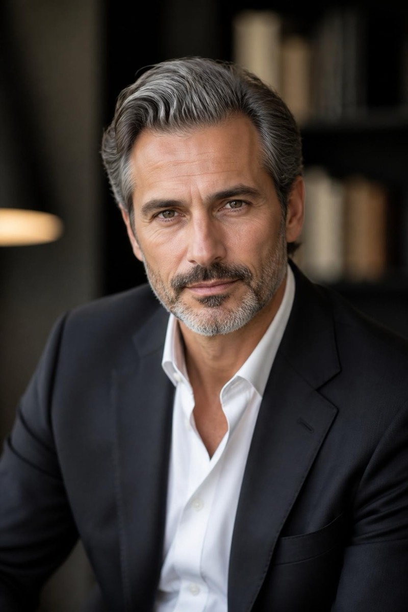 Grey Hair — Age AI filter