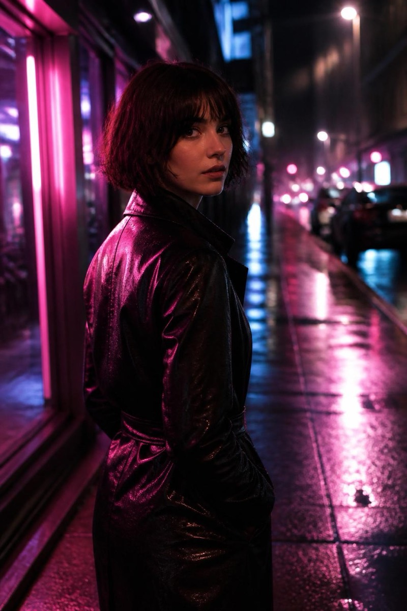 Neon Noir — Cinematic AI filter