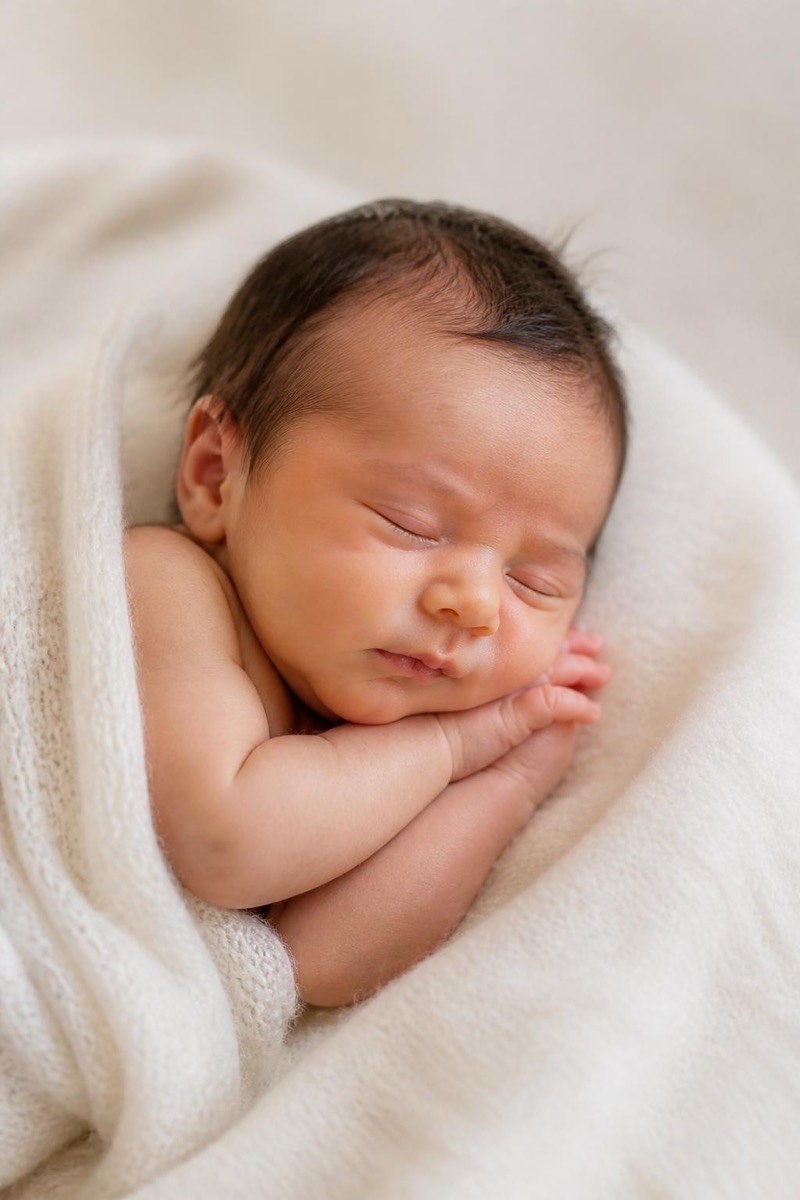 Newborn — Future Baby AI filter example