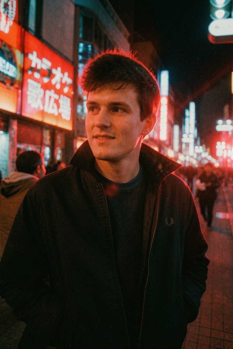Neon Night — Analog AI filter