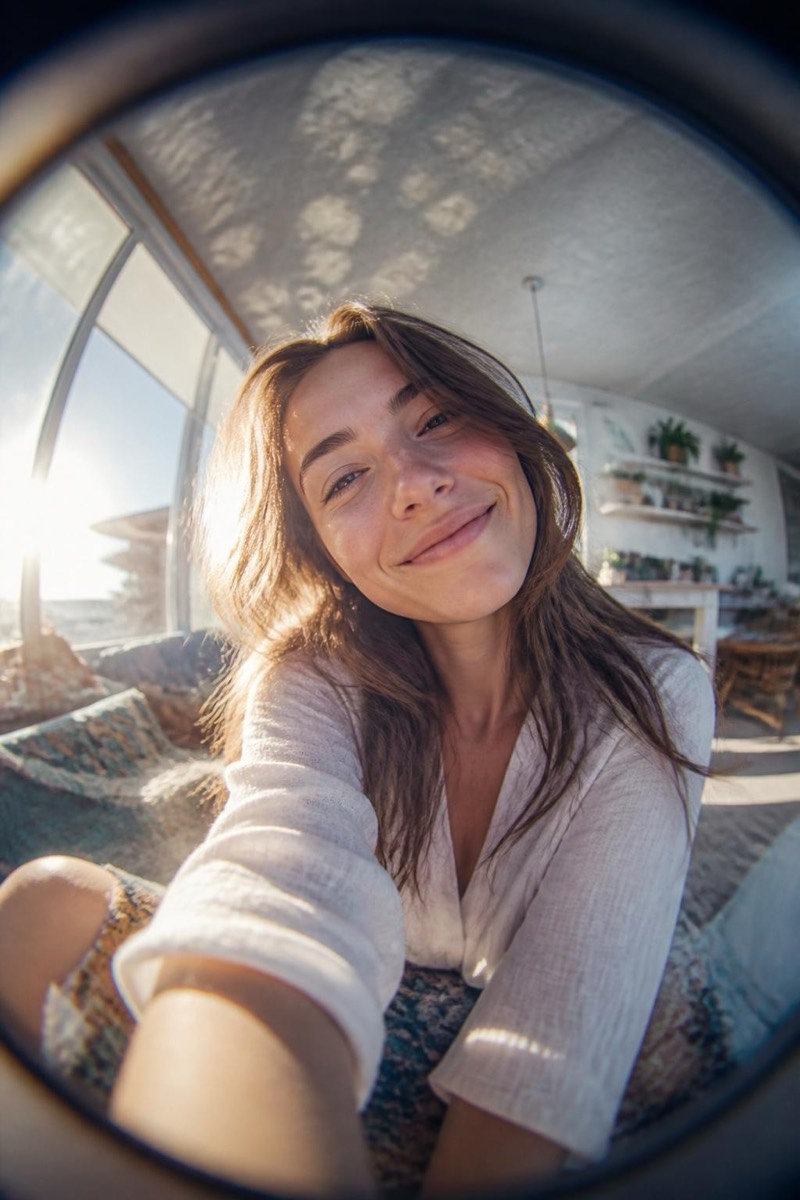 Dreamy Selfie — Fisheye AI filter