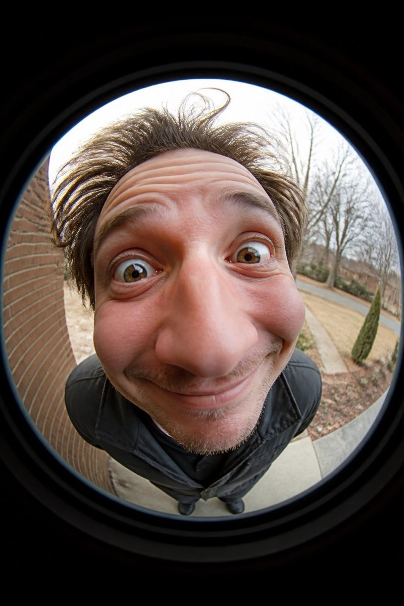Peephole — Fisheye AI filter