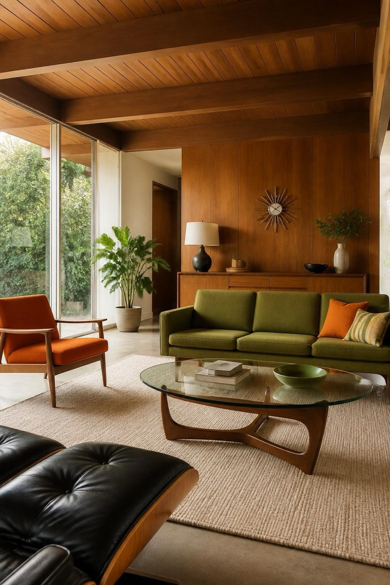 Mid-Century — Home Edit AI filter example