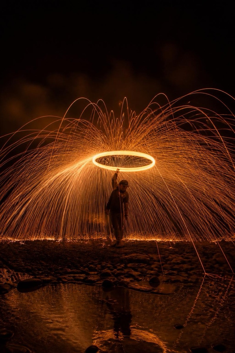 Steel Wool — Long Exposure AI filter example
