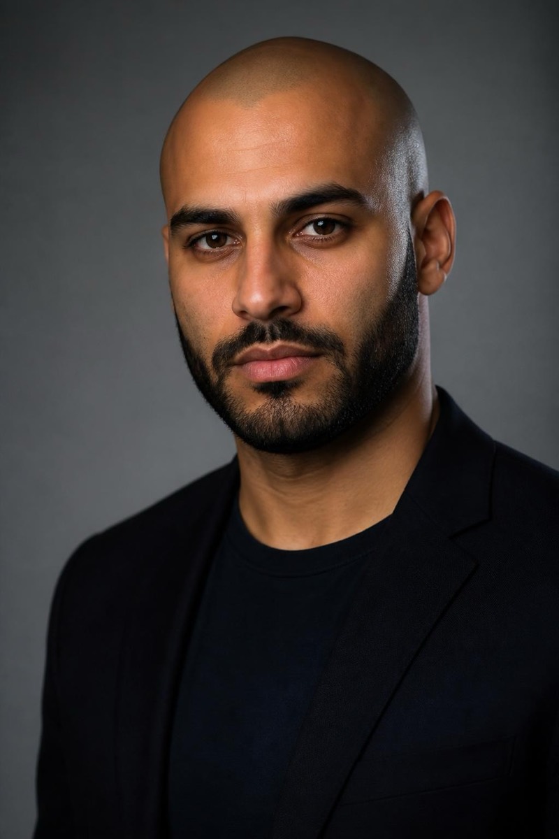 Bald & Beard — Man Hair AI filter example