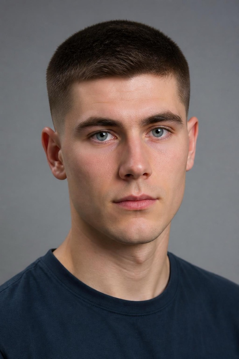 Crew Cut — Man Hair AI filter
