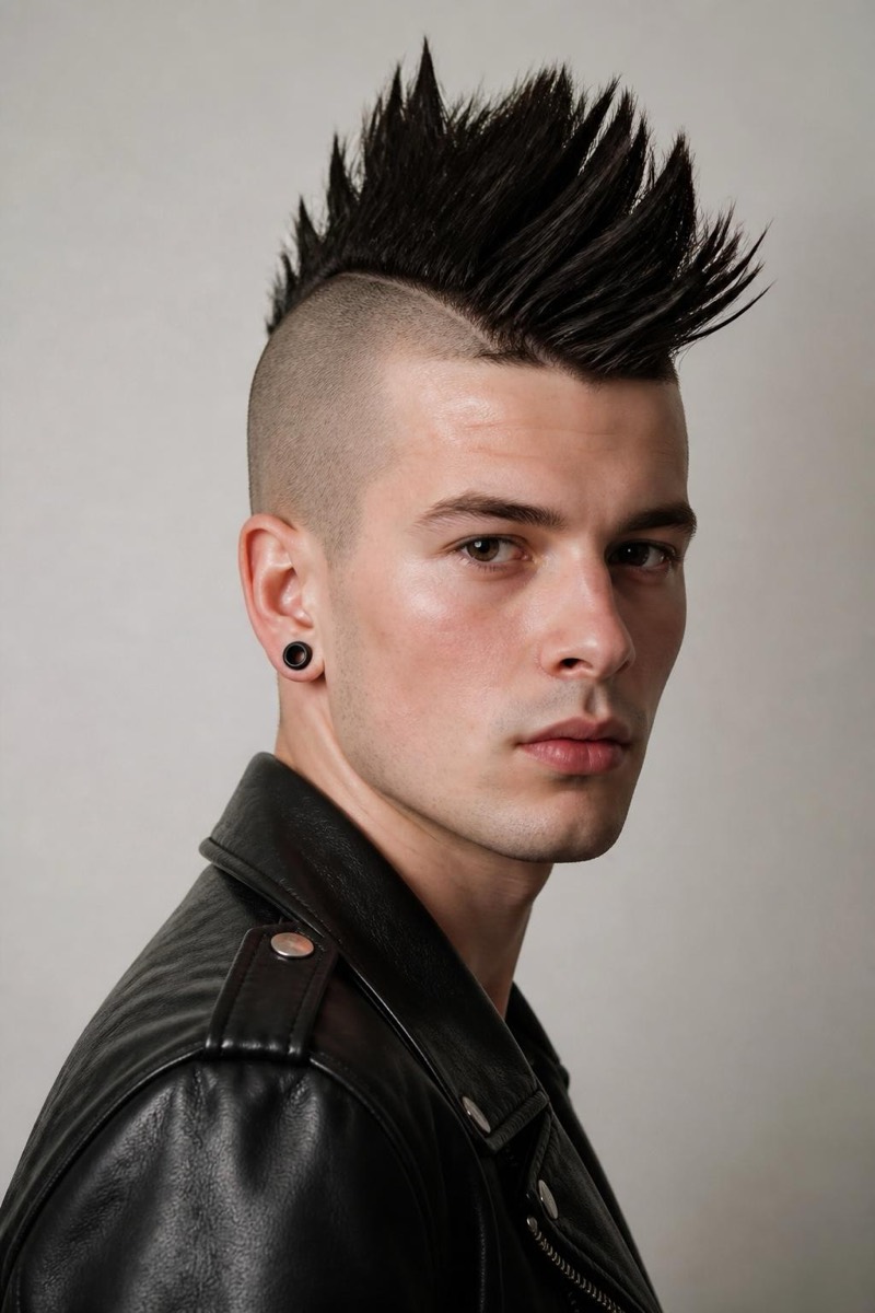 Mohawk — Man Hair AI filter example