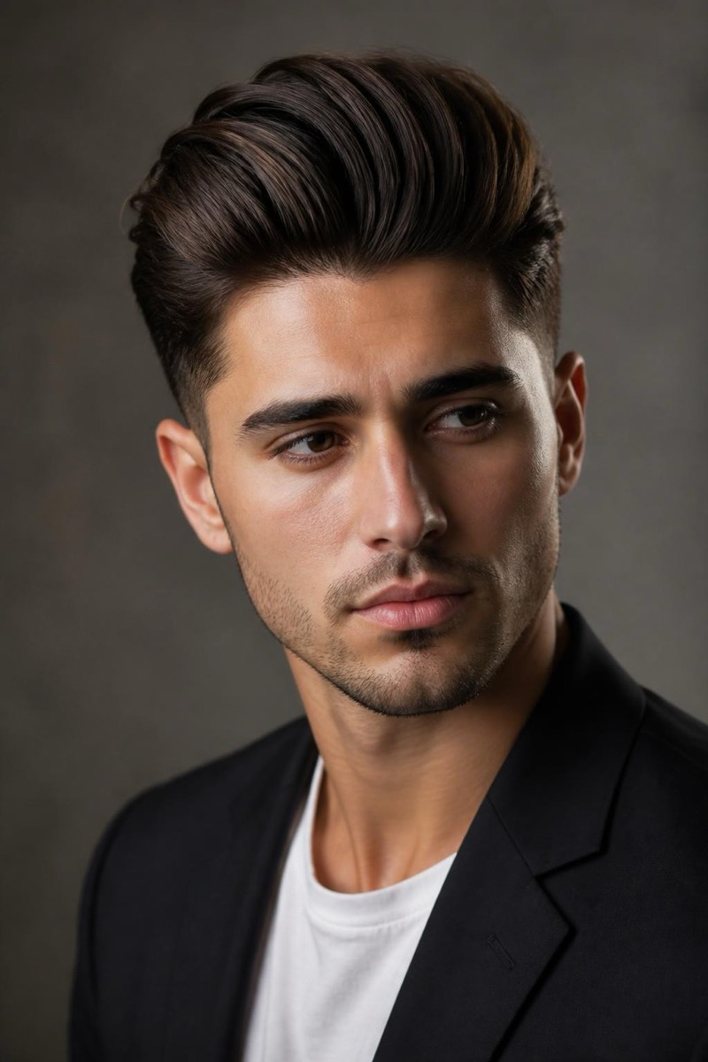 Pompadour — Man Hair AI filter