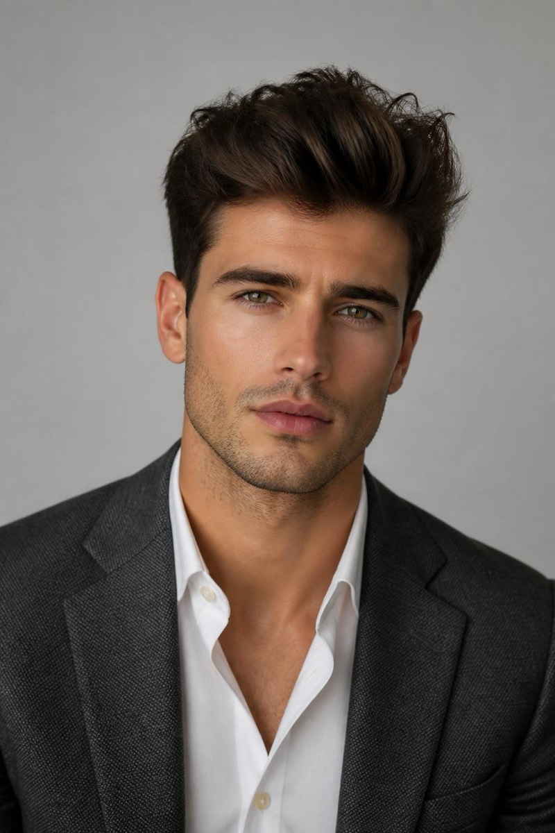 Quiff — Man Hair AI filter example