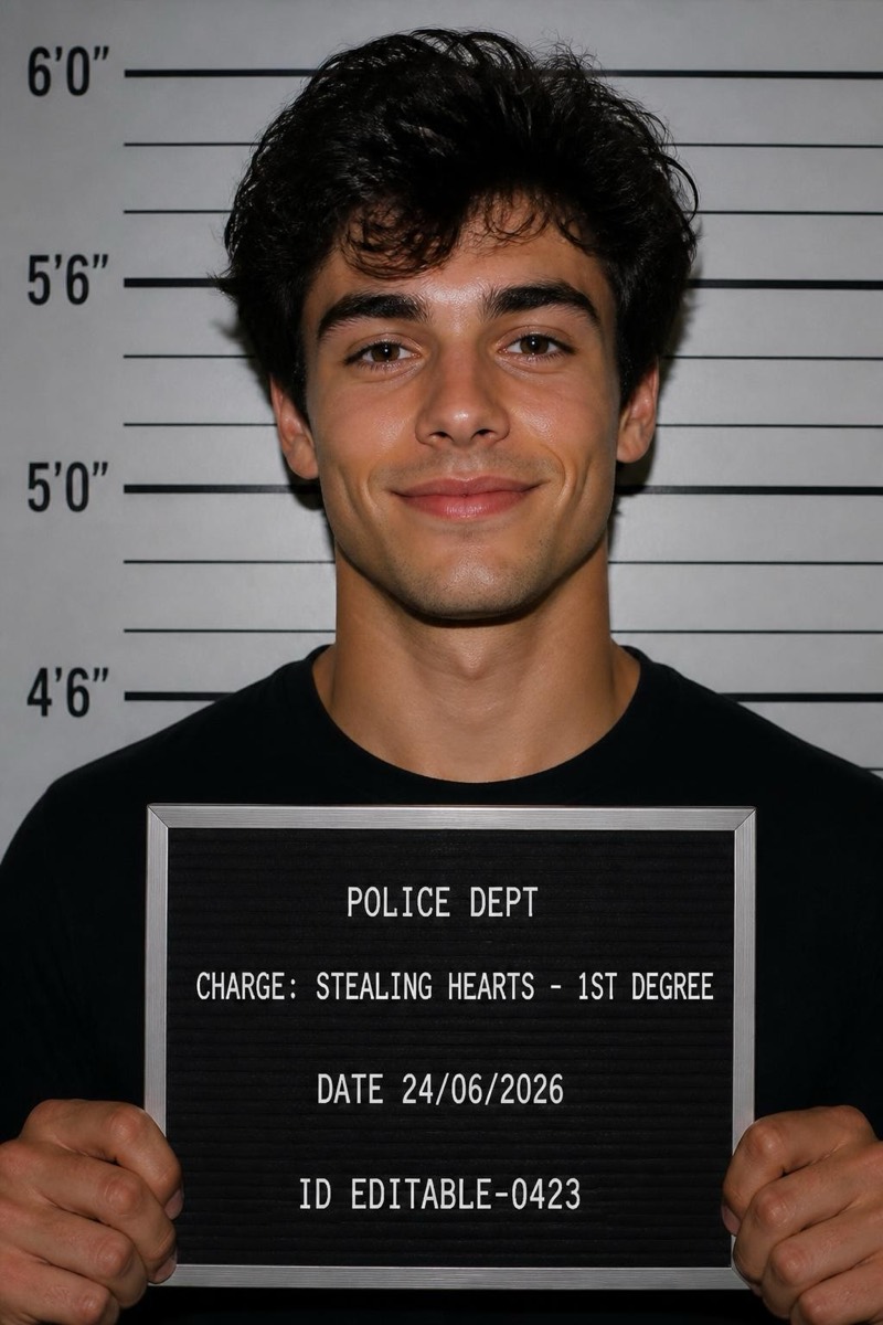 The Heartbreaker — Mugshot AI filter example