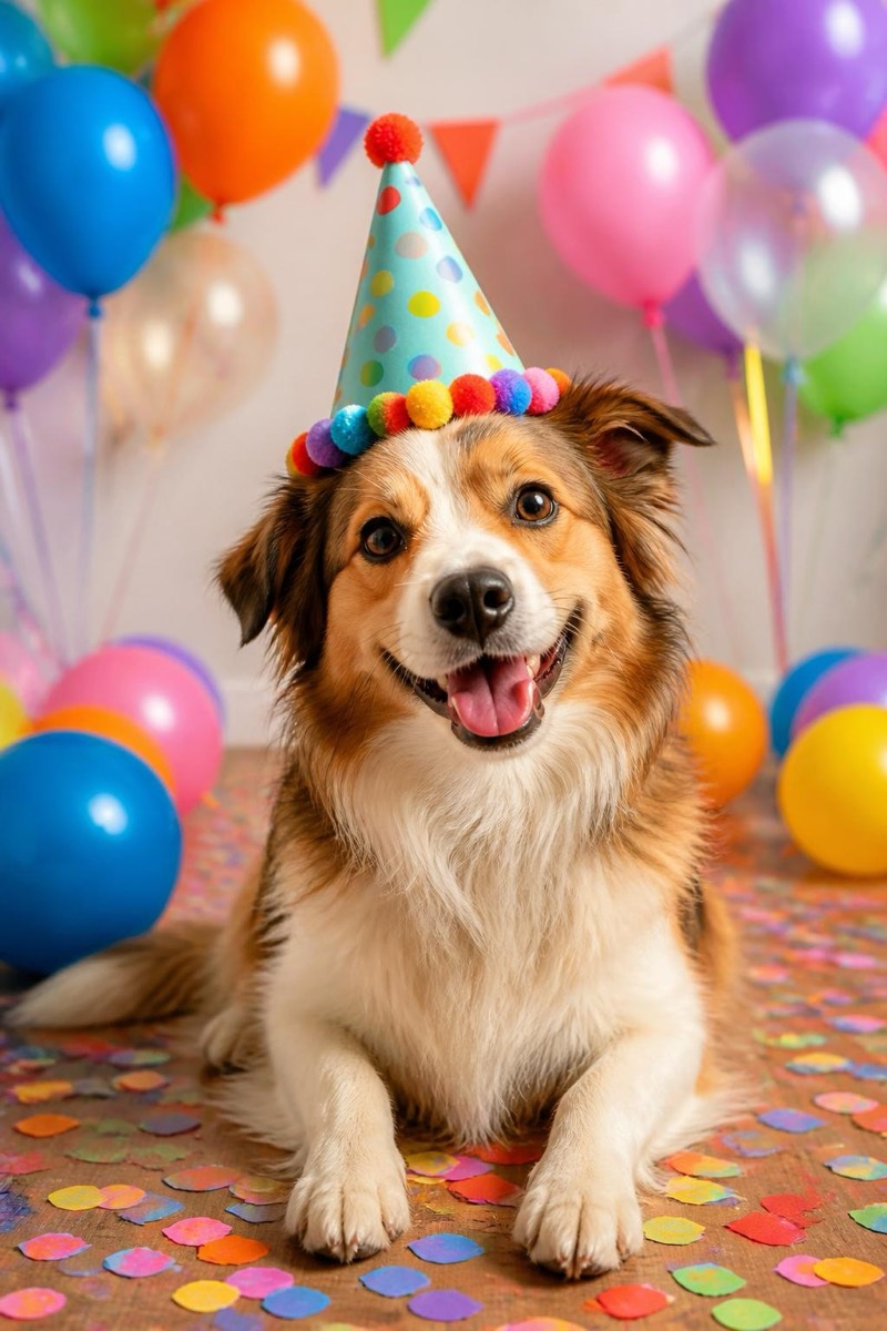 Birthday — Pet Portrait AI filter example