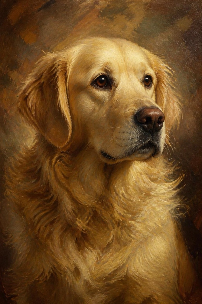 Oil Painting — Pet Portrait AI filter