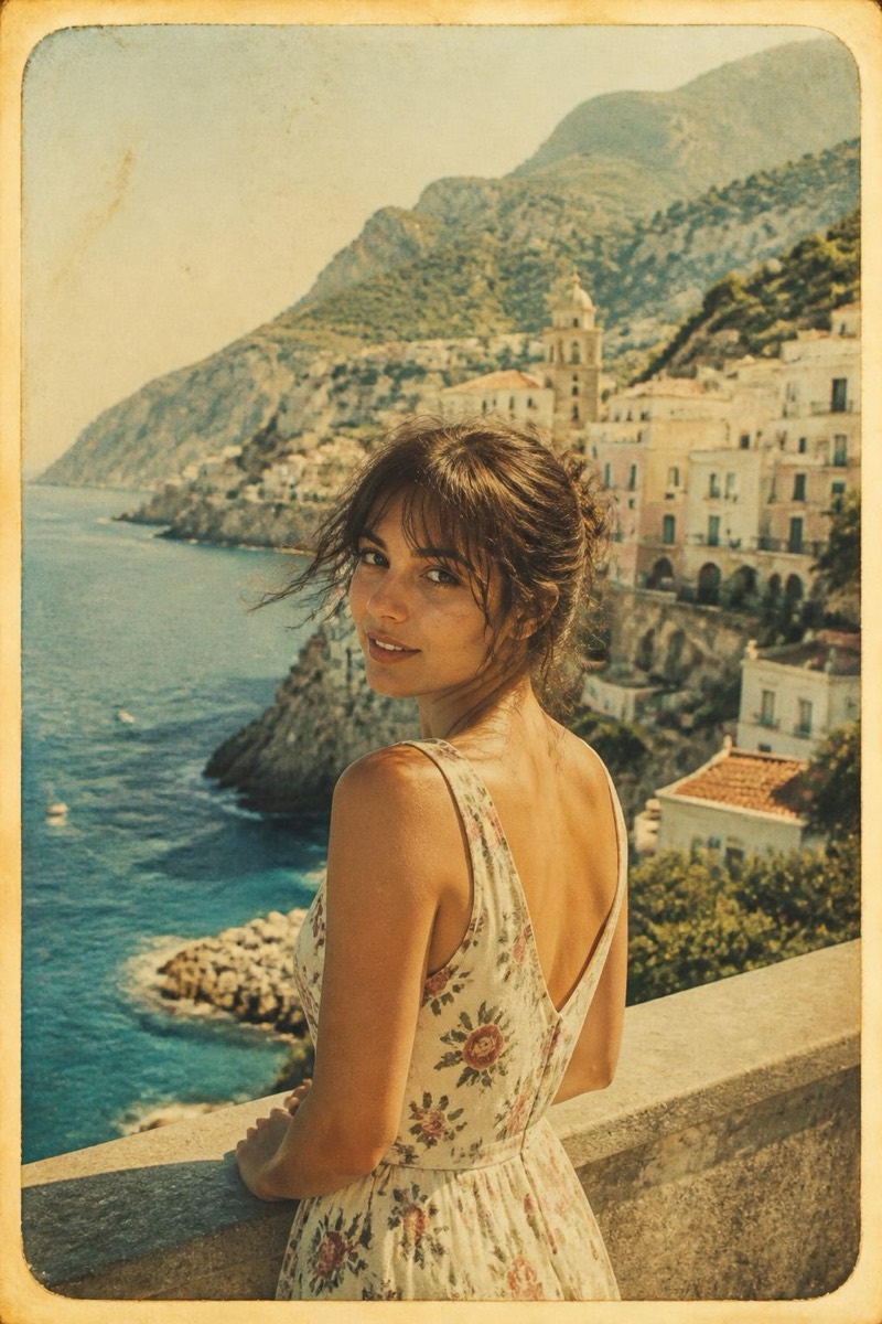 Postcard — Retro AI filter