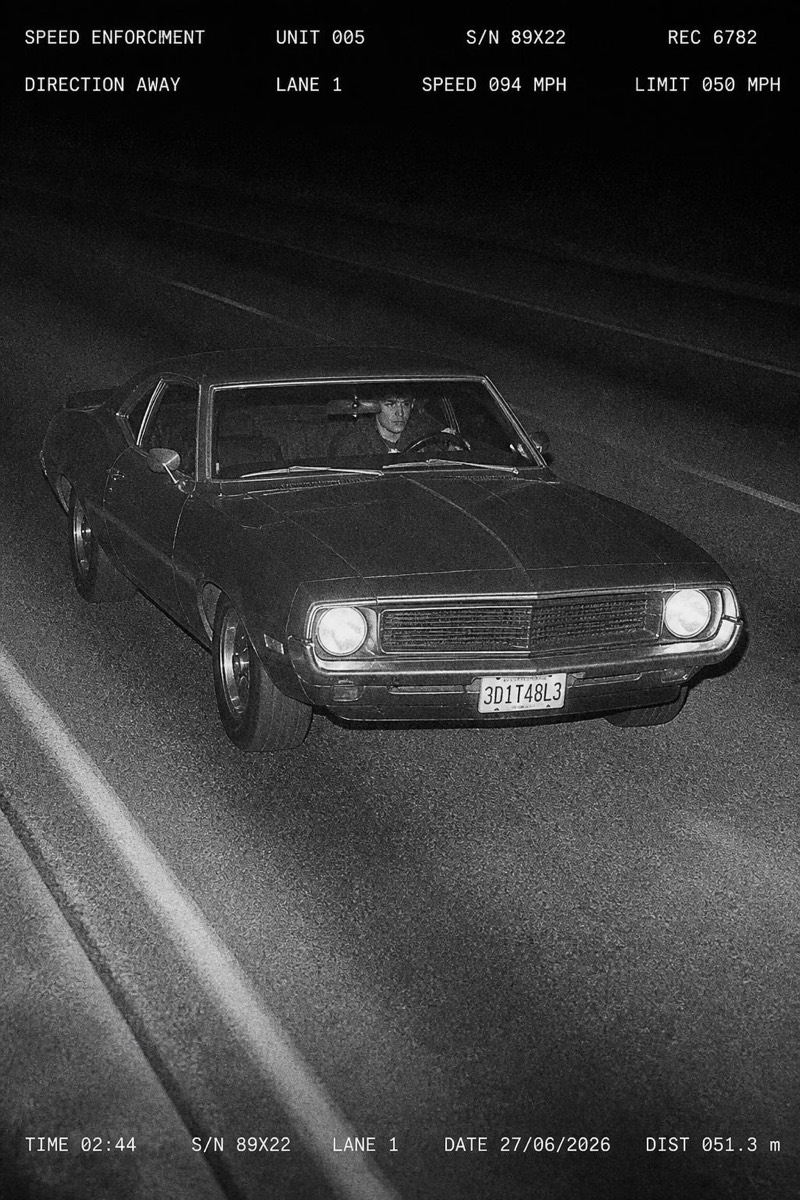 Classic Muscle — Speed Trap AI filter example