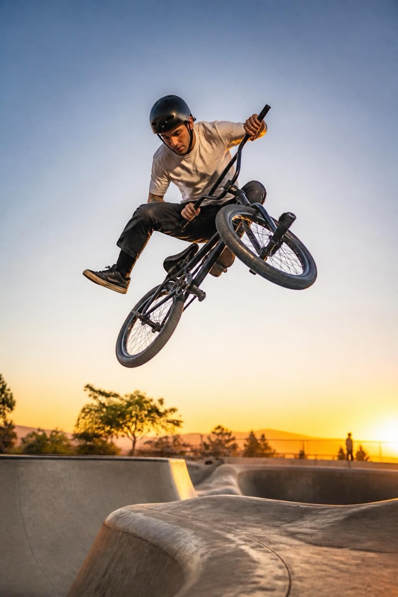 BMX — Extreme Sports AI filter example