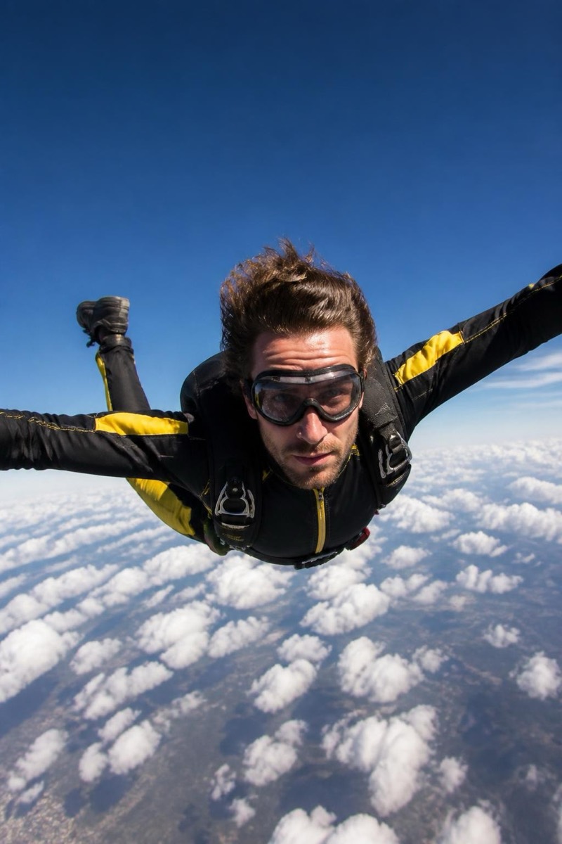 Skydiving — Extreme Sports AI filter