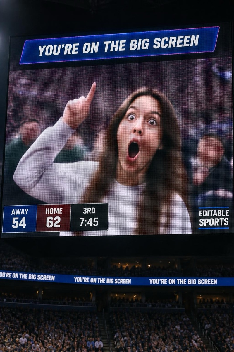 Big Screen — Stadium Cam AI filter