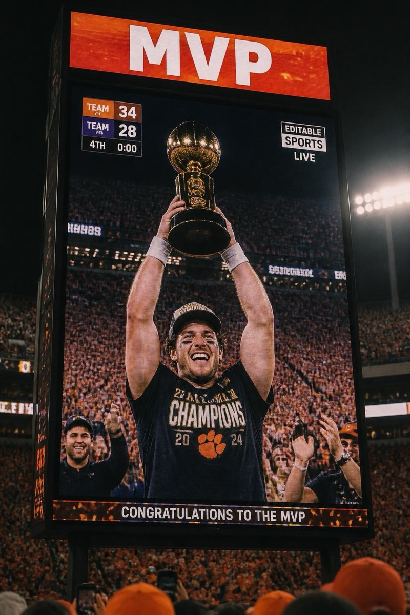 MVP — Stadium Cam AI filter example