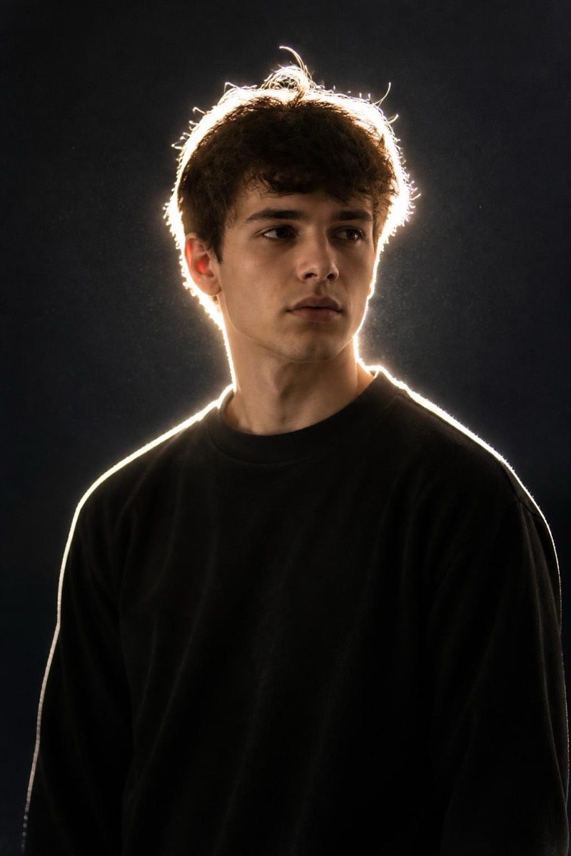 Rim Glow — Studio Portrait AI filter example