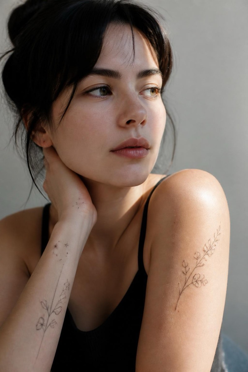 Fine Line — Tattoo AI filter