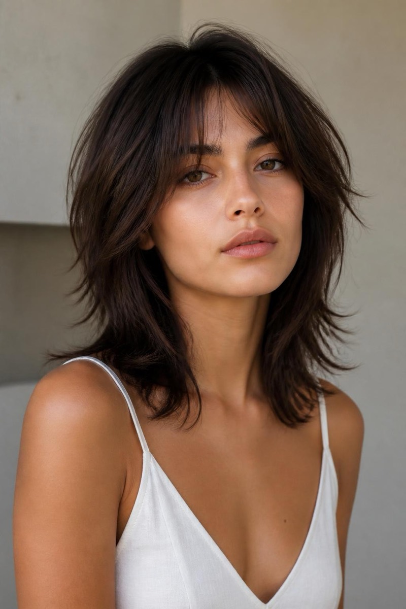 Shag — Woman Hair AI filter example